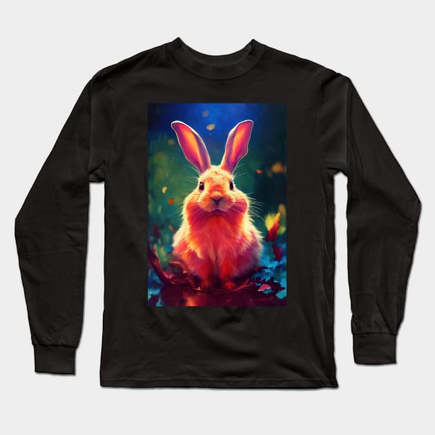 Cute Animals Series Long Sleeve T-Shirt by VISIONARTIST